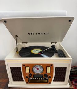 Victrola Vintage 8 in 1 Record Player Stereo System