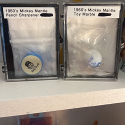Mickey Mantle Vintage Sharpener And Marble