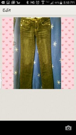 Girl blue jeans size 16 in kids
