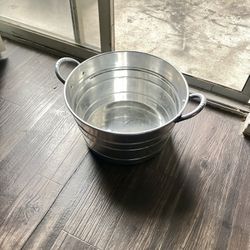 Silver Ice And Drink Bucket