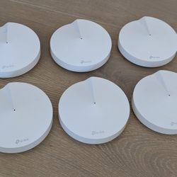 TP-Link Whole House 7500 sq. ft, Wi-Fi Router Mesh System - Set of 6