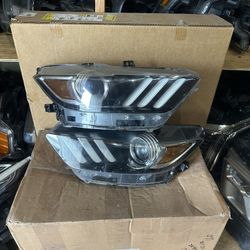 2015-2017 Ford Mustang GT Headlights HID LED RH LH OEM 