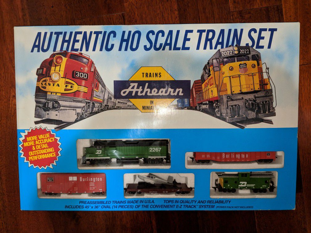 HO Scale Athearn Train Set
