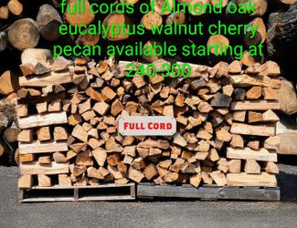Full Cords Cherry Pecan Oak Almond Walnut And Eucalyptus