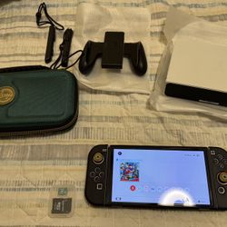 Nintendo Switch OLED with Mario And 512 Gig Sd card