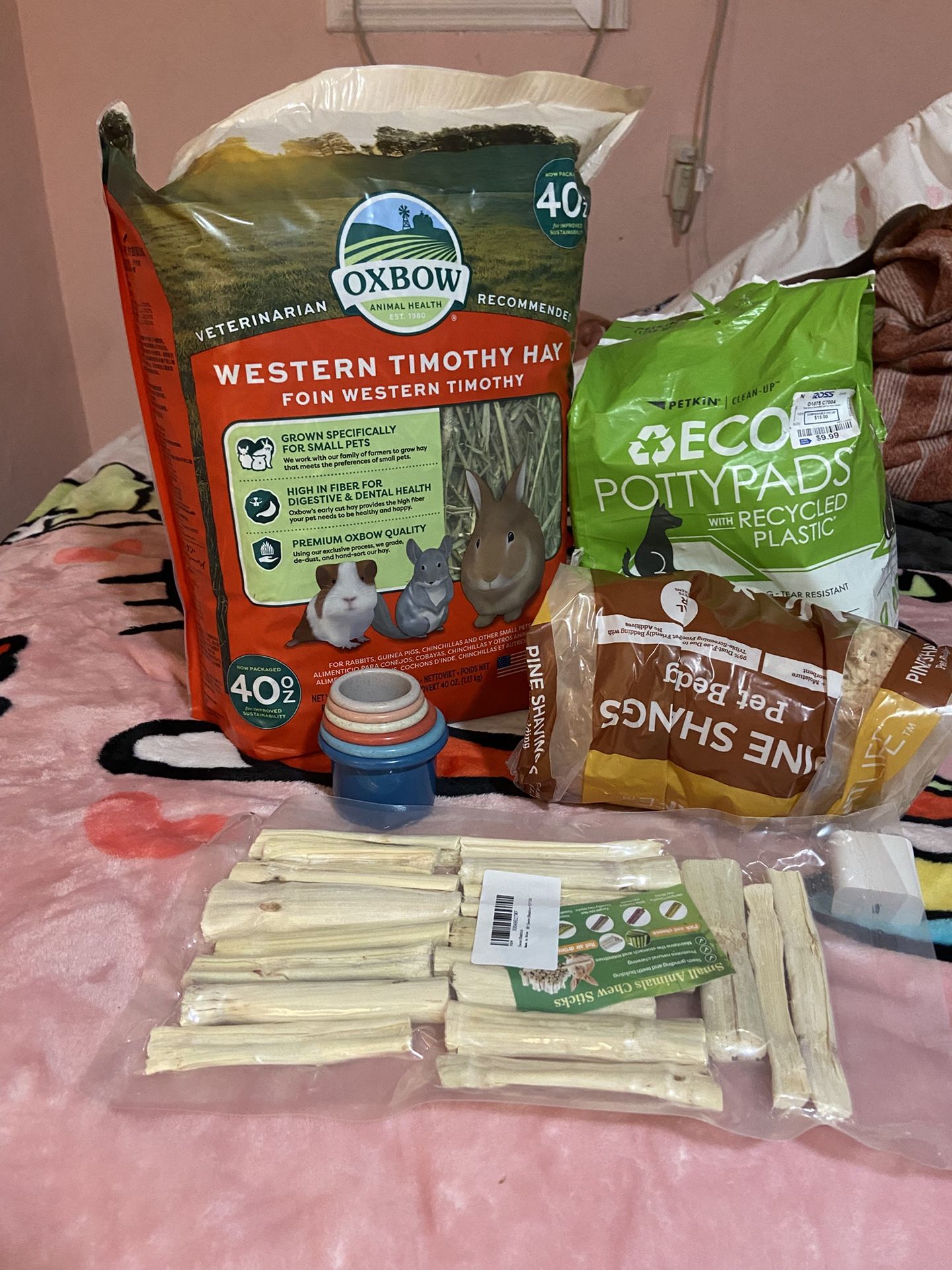 rabbit supplies, food and treats