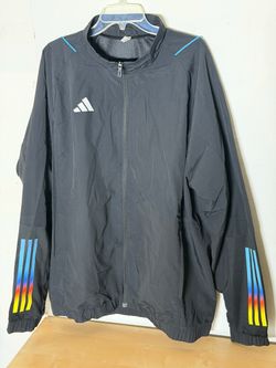 adidas Tiro 23 Travel World Cup Jacket Men’s 2XL Black HC1416