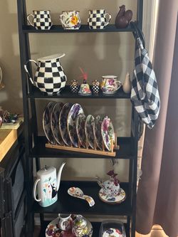 Bougie pitcher candy jar dish set and book case