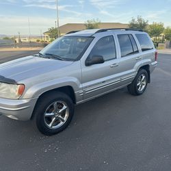 Up for sale is a 2002 Jeep grand Cherokee Limited 4x4 fully loaded all power V8 engine cold air conditioner runs and drives good no mechanical issues 