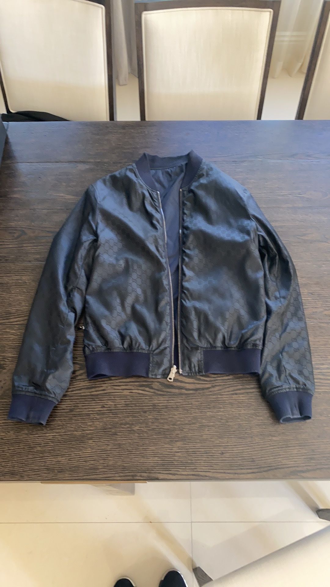 Gucci Men’s Reversible Medium Bomber Jacket Size Medium