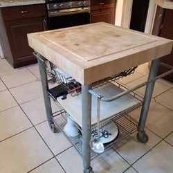 butcher block  table