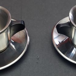Vintage IKEA Stainless Steel Espresso Set 
