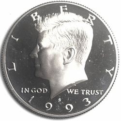 1993 S Kennedy Half Dollar (Proof)