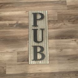 Metal Pub Sign