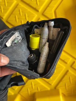 Bike Saddle Bag with CO2 Tire Repair Kit
