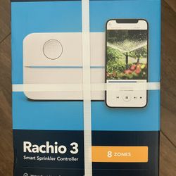 NEW IN BOX -  Rachio R3 Smart WiFi Sprinkler Irrigation Controller, 8 Zone