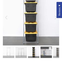 *NEW in box* 5-tier Storage bin rack (2 available)