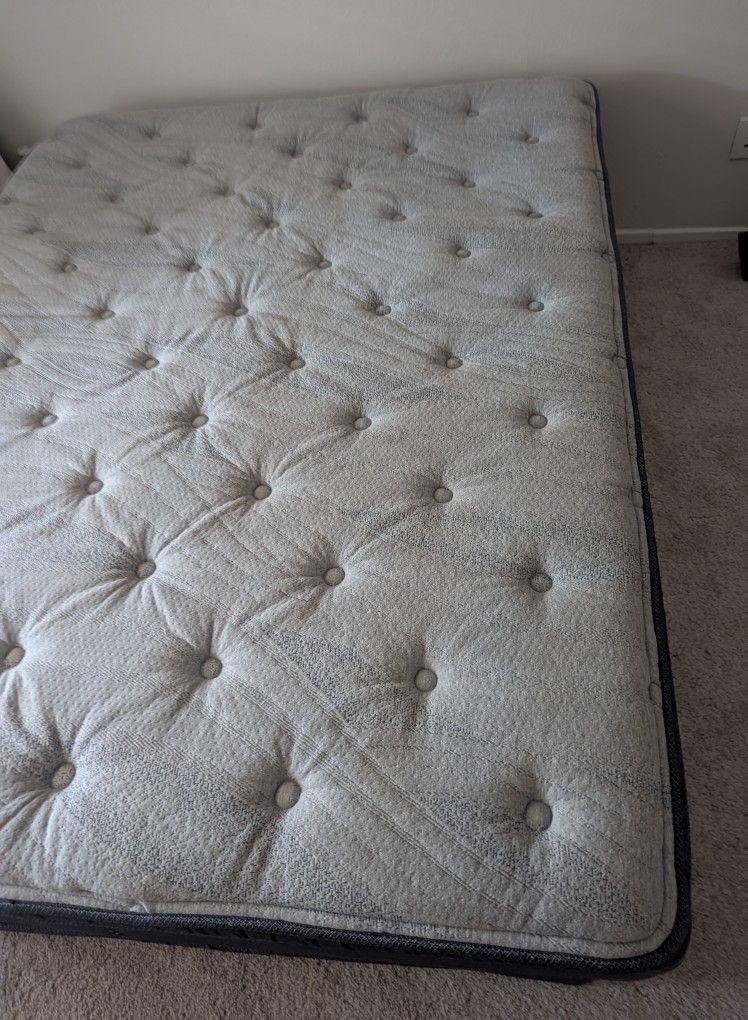 Serta Grandmere Queen Mattress with Box Spring