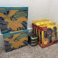 Pokemon (TCG) Ascended Heros  ETB - X2 And more