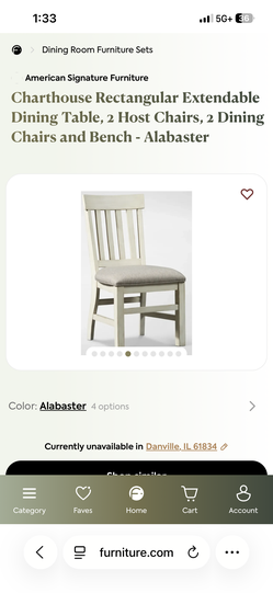 2 Brand New still in the box dining chairs.