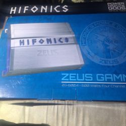 Hifonics Amplifier 600 Watts 4 Channels Brand New 