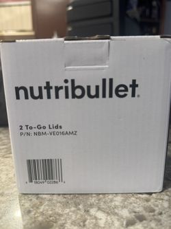 Nutribullet 2 to go lids gray BRAND NEW!!