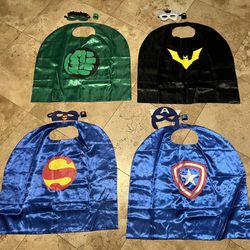 LOOK! 8 Costumes Boys Youth Toddler Super Hero Bundle 3T-5T