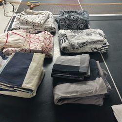 IKEA Queen Duvets W/ Pillow Cases