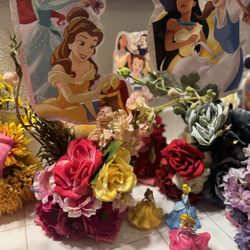 Princess Center Pieces And Balloons 