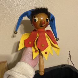 Vintage wooden puppet