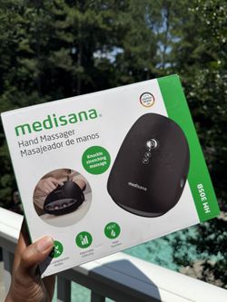 Medisana Hand Massager with Heat & Compression for Pain Relief, Relaxation New