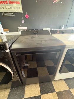 LG Black Front-Load Dryer