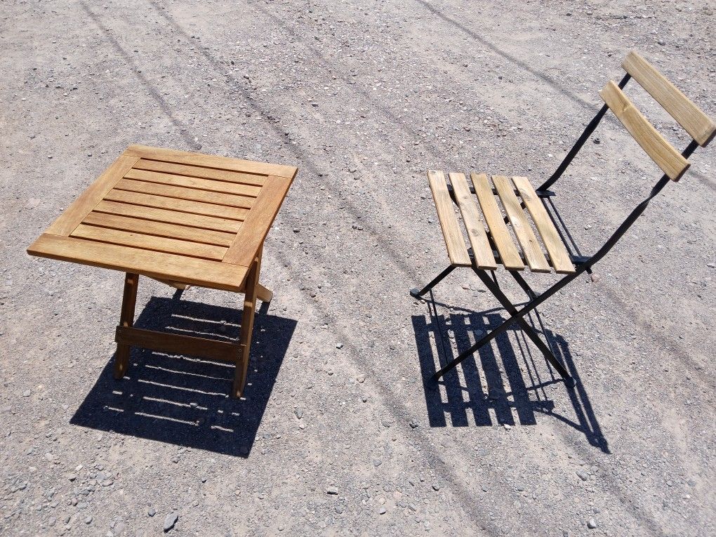 Solid Wood Patio Set - Trades Welcome
