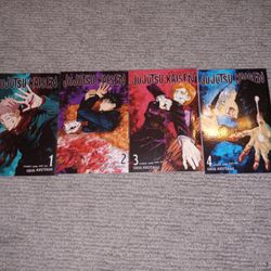 Jujutsu Kaisen Manga Books Vol.1-4 - Turlock 