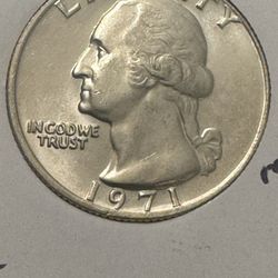 1971 Washington Quarter (BU GEM) High Grade