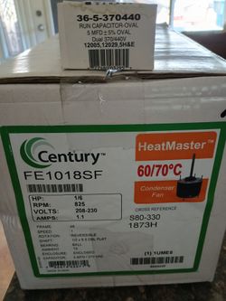 Condenser Blower Motor 1/6 hp