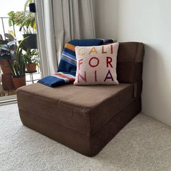 Folding chair that turns into a bed!