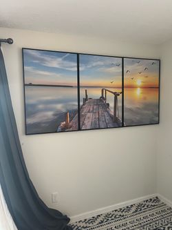 Large 3-piece wall art