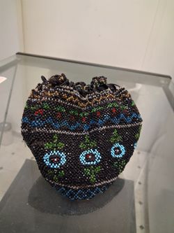 Victorian beaded bag