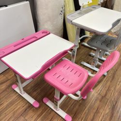Kids Desk With Chair 