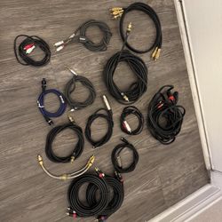 Assorted Audio & Video Cables