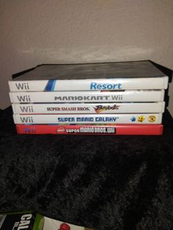Nintendo Wii Video Game Lot $100.00