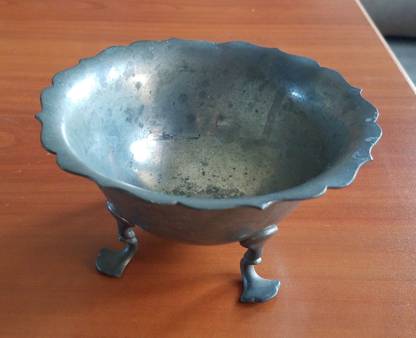 Pairpoint Pewter P8028 Footed Bowl