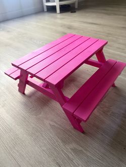 dolls picnic table