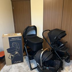 Nuna Stroller MIXX and Car Seat, Bassinet 