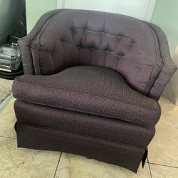 Burgundy Rocking Arm Chair 
