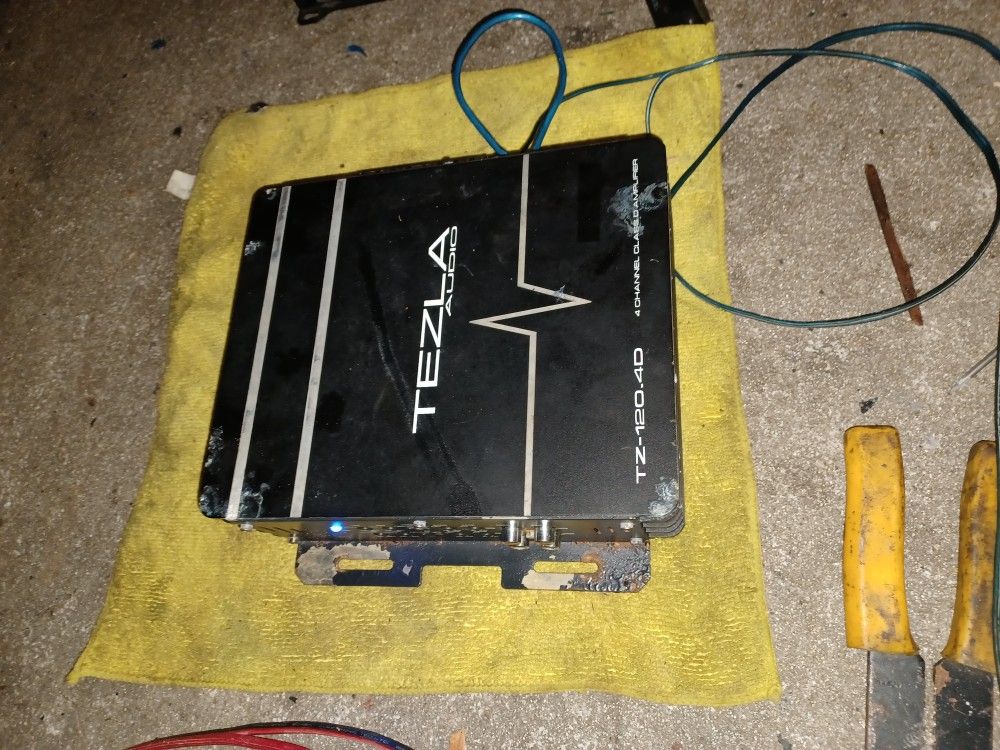 TEZLA AUDIO AMP TZ-120-4D 4 Channel AMP BEST OFFER 