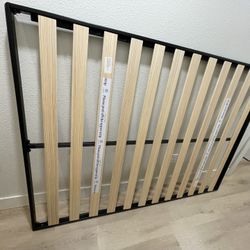Full Sized Bedframe, Like New Floor Level 