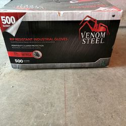 Large venom nitrile gloves