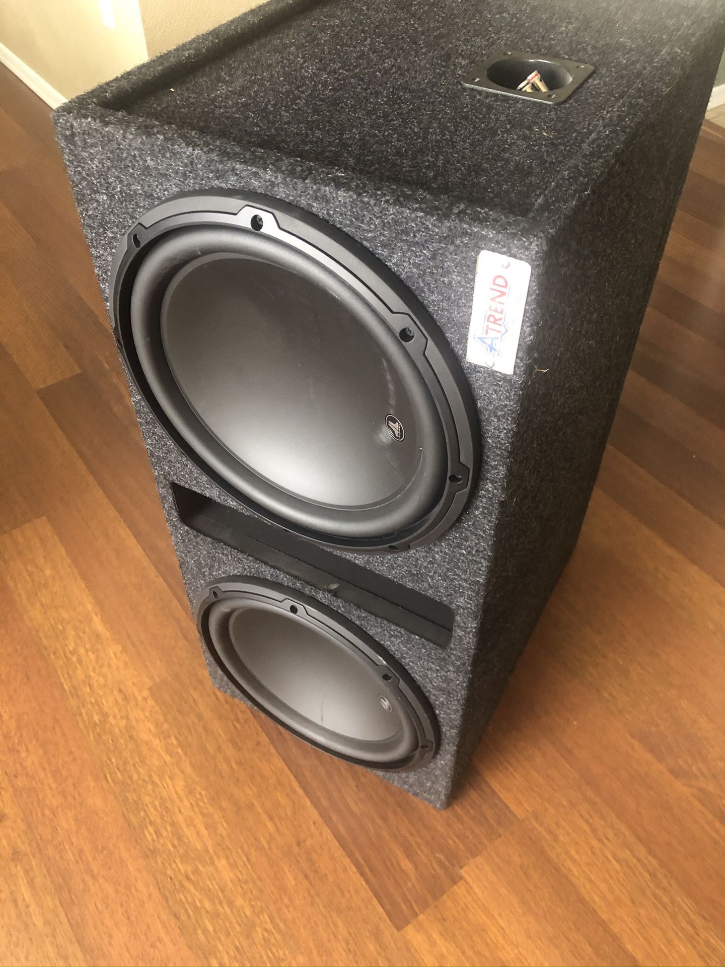 12” JL Audio Subwoofers in Atrend Speaker Box